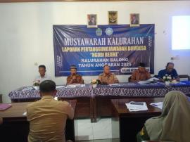 Musyawarah Kalurahan Laporan Pertanggungjawaban Bumdesa Ngudi Rejeki Kalurahan Balong Tahun 2025